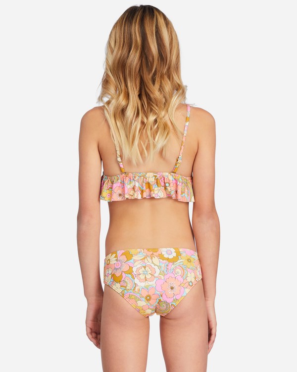 Billabong Ain't She A Beaut Ruffle Triangle Bikiny Set Multi | XFOPGW-912