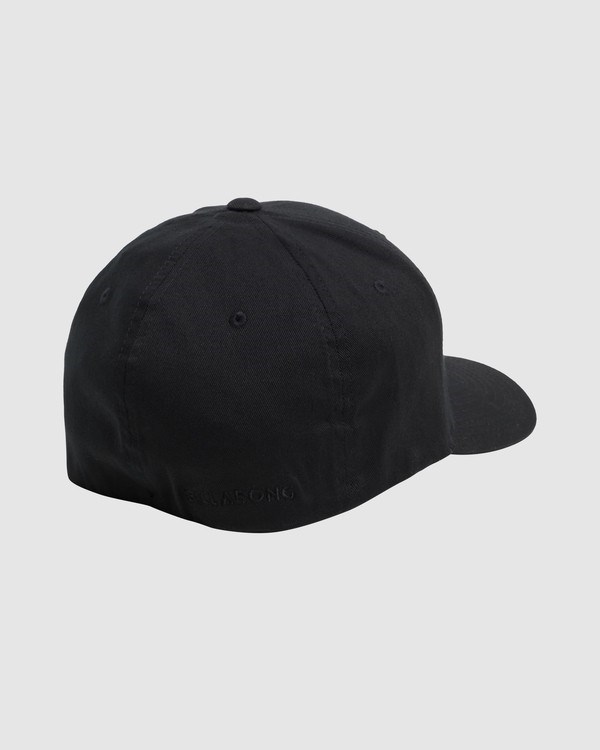 Billabong All Day Flexfit Hat Black/White | ZVUKWP-793
