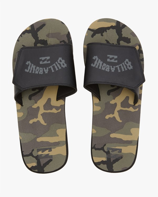 Billabong All Day Impact Print Pantofle Sandals Maskáčové | MSPHOV-397