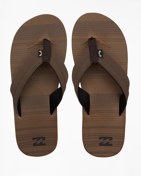 Billabong All Day Impact Print Slip-On Sandals Camel | UVGZOC-539