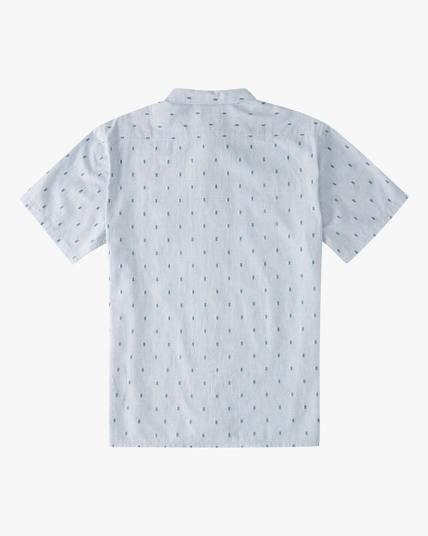 Billabong All Day Jacquard Krátké Sleeve Shirt Světle Blankyt | PNTXBS-648