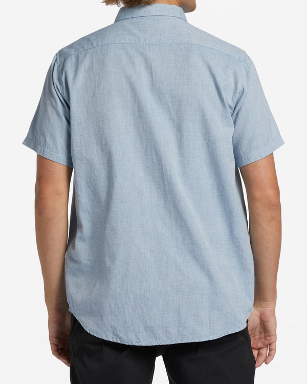 Billabong All Day Krátké Sleeve Shirt Blankyt | MRAGHC-903