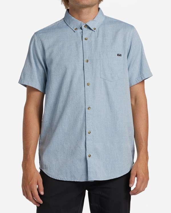 Billabong All Day Krátké Sleeve Shirt Blankyt | MRAGHC-903