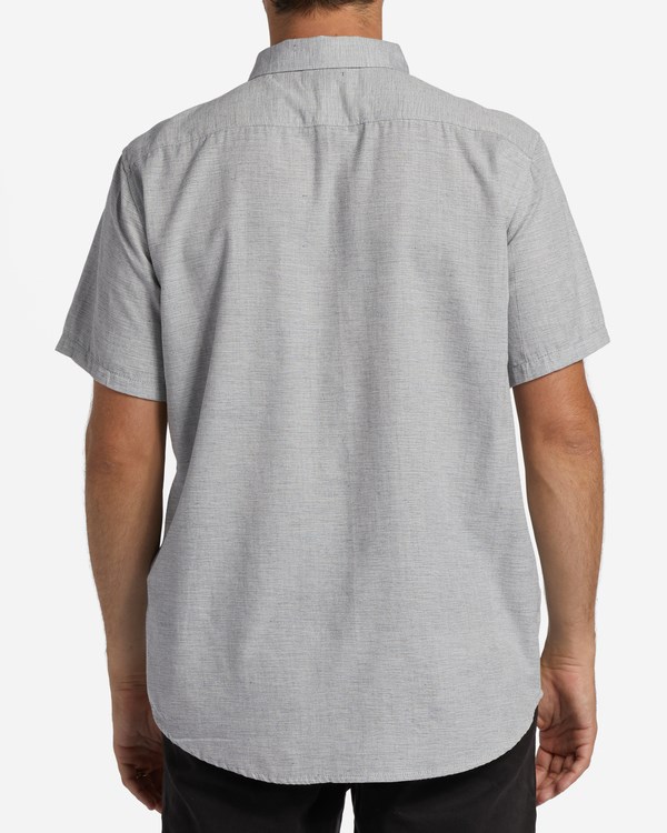Billabong All Day Krátké Sleeve Shirt Světle Šedé | RSNKHD-856