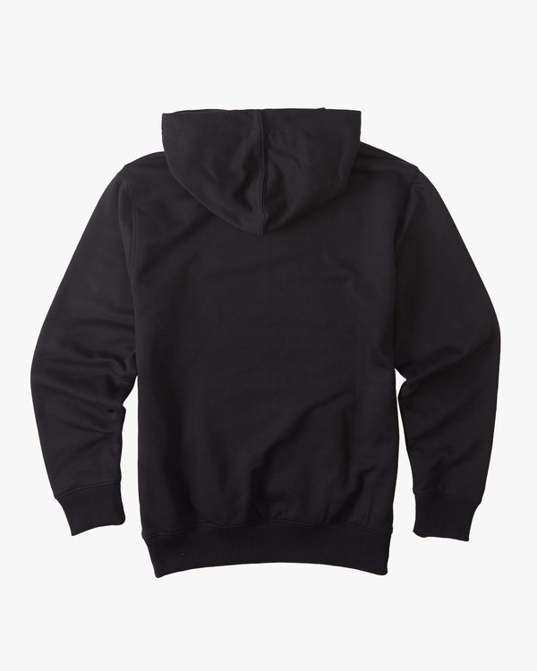 Billabong All Day Organic Pullover Hoodie Black/Black | UXSFMC-218