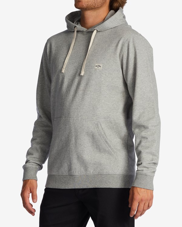 Billabong All Day Organic Pullover Hoodie Šedé | ZIWXMT-932