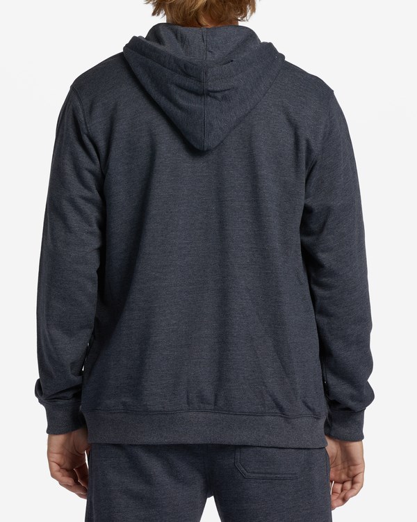 Billabong All Day Organic Zip-Up Hoodie Tmavě Blankyt | GCPZHU-937