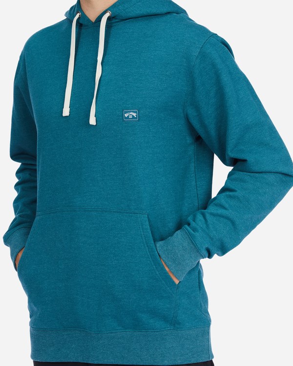 Billabong All Day Pullover Hoodie Marine | JBZMDR-869