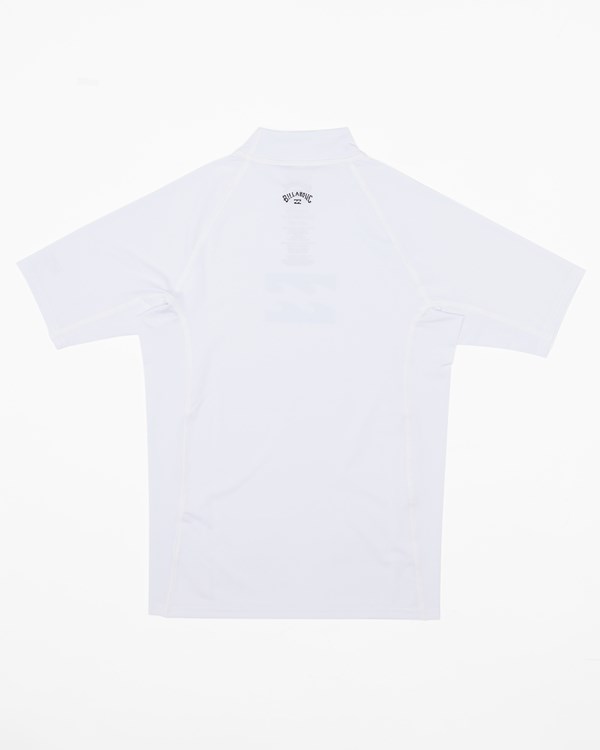 Billabong All Day Unity Surf Tee Bílé | FZOJCI-367