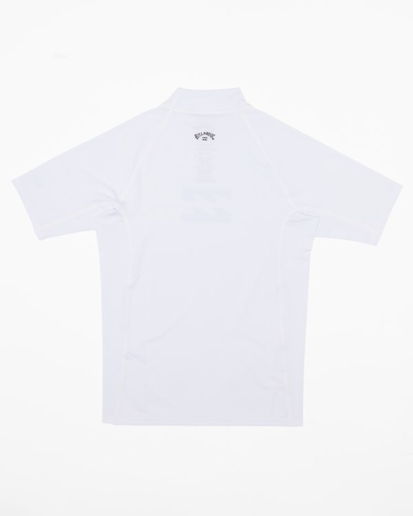 Billabong All Day Unity Surf Tee Bílé | FZOJCI-367