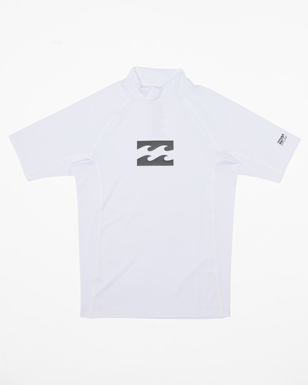Billabong All Day Unity Surf Tee Bílé | FZOJCI-367