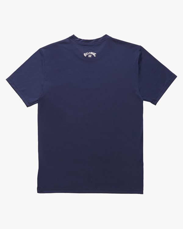 Billabong All Day Wave Loose Fit Krátké Sleeve Surf Tee Tmavě Blankyt | CTZLEK-135