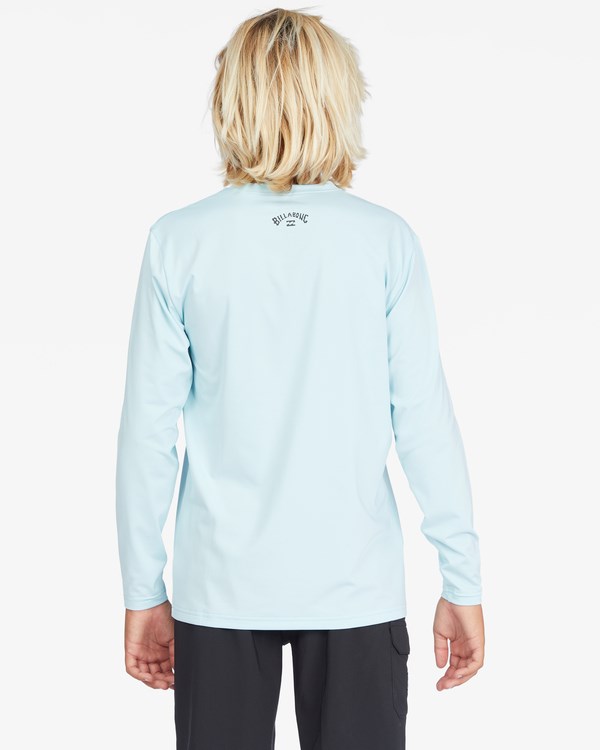 Billabong All Day Wave Loose Fit Long Sleeve Surf Tee Coastal | DOIMVP-340