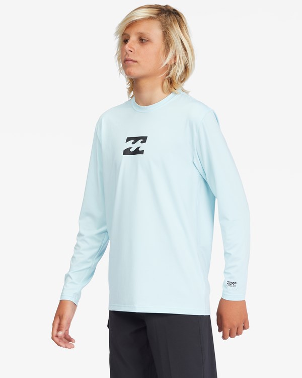 Billabong All Day Wave Loose Fit Long Sleeve Surf Tee Coastal | DOIMVP-340