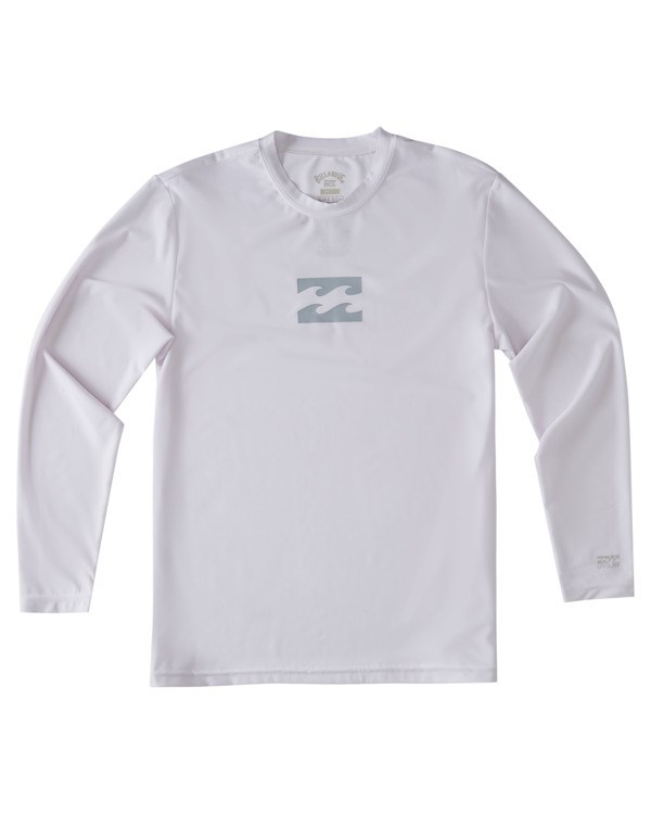 Billabong All Day Wave Loose Fit Long Sleeve Surf Tee Bílé | OVWSZG-219