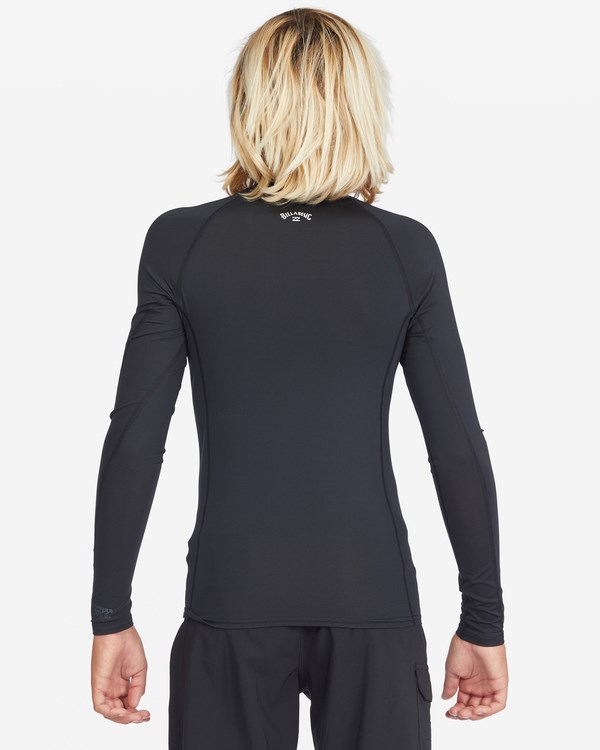 Billabong All Day Wave Performance Fit Long Sleeve Rashguard Černé | CIKMWZ-091