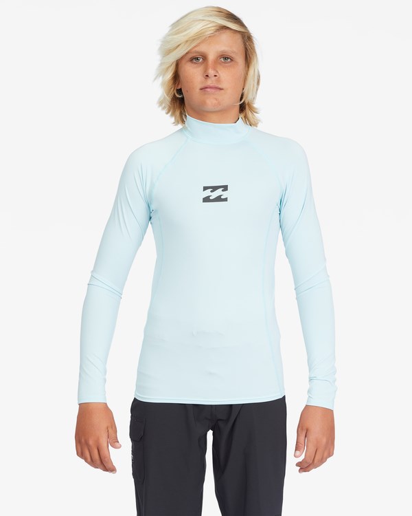 Billabong All Day Wave Performance Fit Long Sleeve Rashguard Coastal | FDOATQ-514