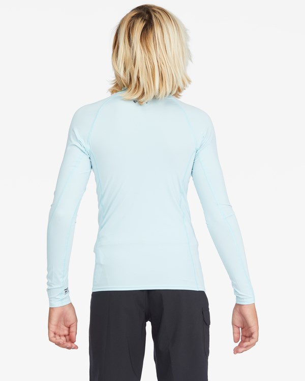 Billabong All Day Wave Performance Fit Long Sleeve Rashguard Coastal | FDOATQ-514