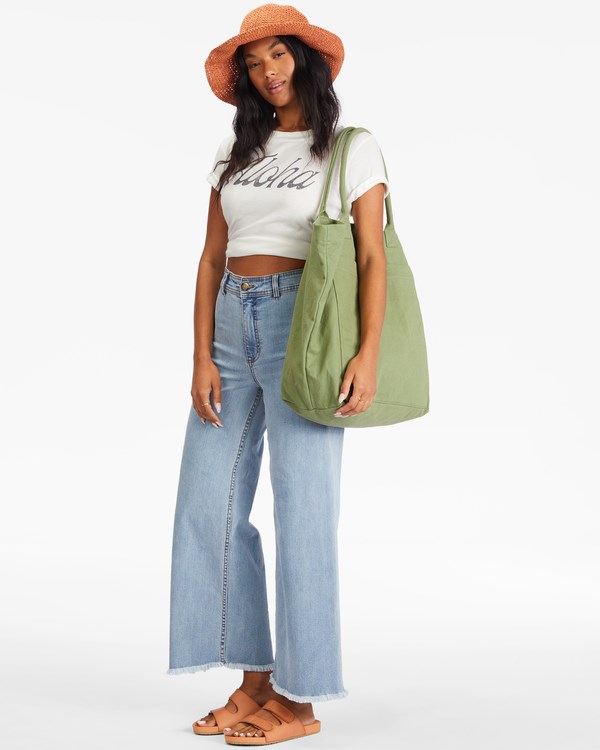 Billabong Along The Way Platene Tote Bag Army | ESJZLB-526