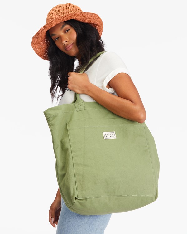 Billabong Along The Way Platene Tote Bag Army | ESJZLB-526