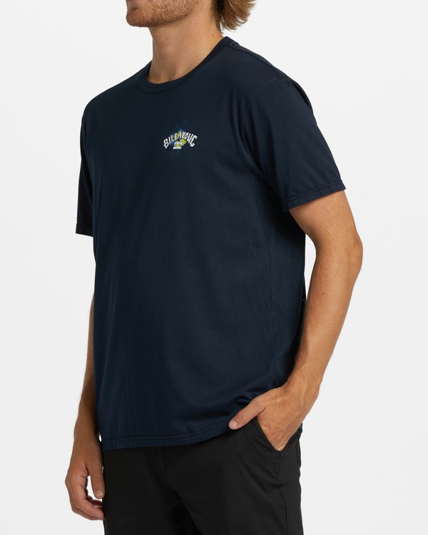 Billabong Ancient Wave Washed Krátké Sleeve T-Shirt Tmavě Blankyt | CEYPJF-492