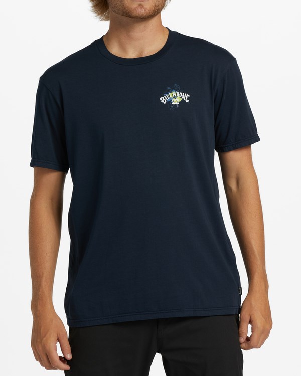 Billabong Ancient Wave Washed Krátké Sleeve T-Shirt Tmavě Blankyt | CEYPJF-492
