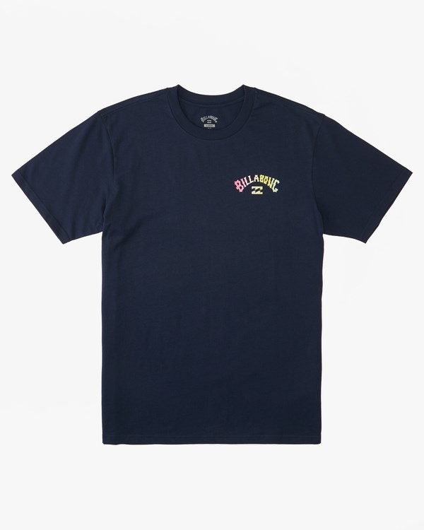 Billabong Arch Fill Krátké Sleeve T-Shirt Tmavě Blankyt | AEWBVQ-385
