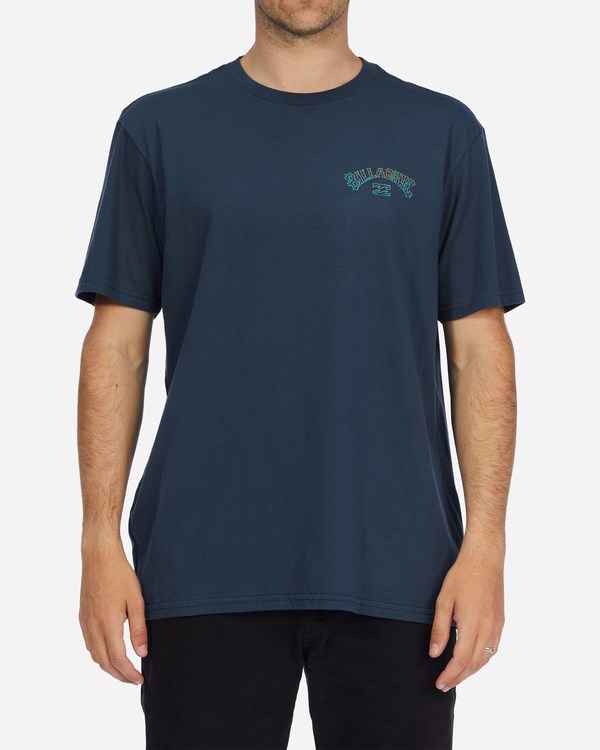 Billabong Arch Fill Krátké Sleeve T-Shirt Tmavě Blankyt | LHQXBK-723
