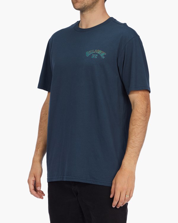 Billabong Arch Fill Krátké Sleeve T-Shirt Tmavě Blankyt | LHQXBK-723