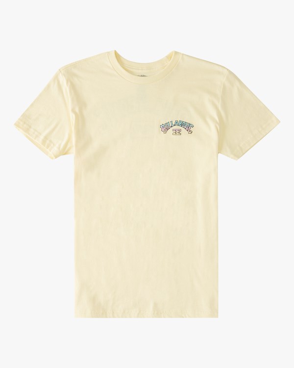 Billabong Arch Fill Krátké Sleeve T-Shirt Žluté | LYNFPI-125