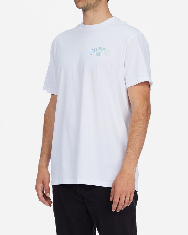 Billabong Arch Fill Krátké Sleeve T-Shirt Bílé | XKPCWU-238