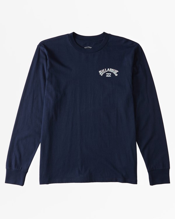 Billabong Arch Fill Long Sleeve T-Shirt Tmavě Blankyt | HRXKPW-135