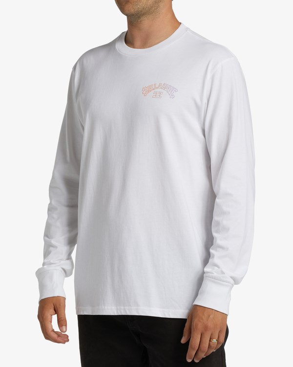Billabong Arch Fill Long Sleeve T-Shirt Bílé | KRSPAT-439