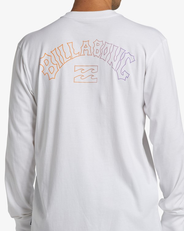 Billabong Arch Fill Long Sleeve T-Shirt Bílé | KRSPAT-439