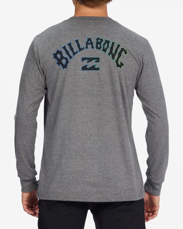 Billabong Arch Fill Long Sleeve T-Shirt Šedé | XHBIRU-745