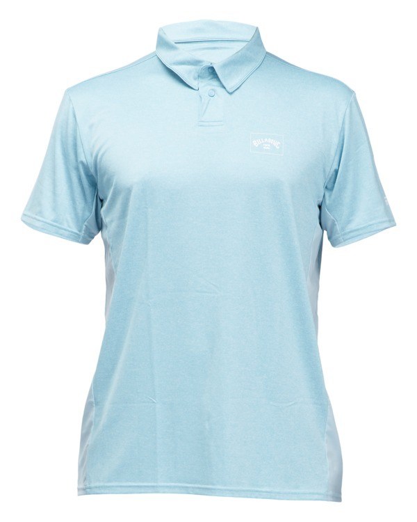 Billabong Arch Mesh Loose Fit Polo Surf Shirt Coastal | RZDUEV-276