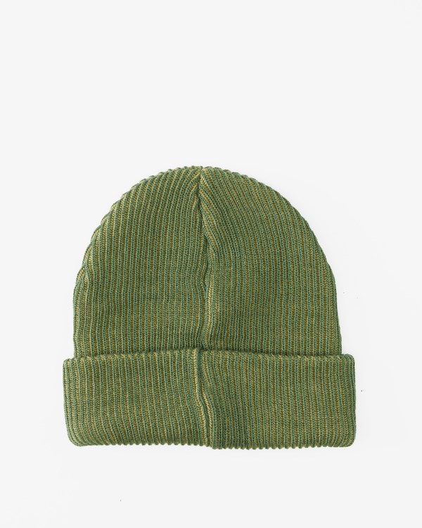 Billabong Arch Patch Knit Beanie Evergreen | FLVJWB-346