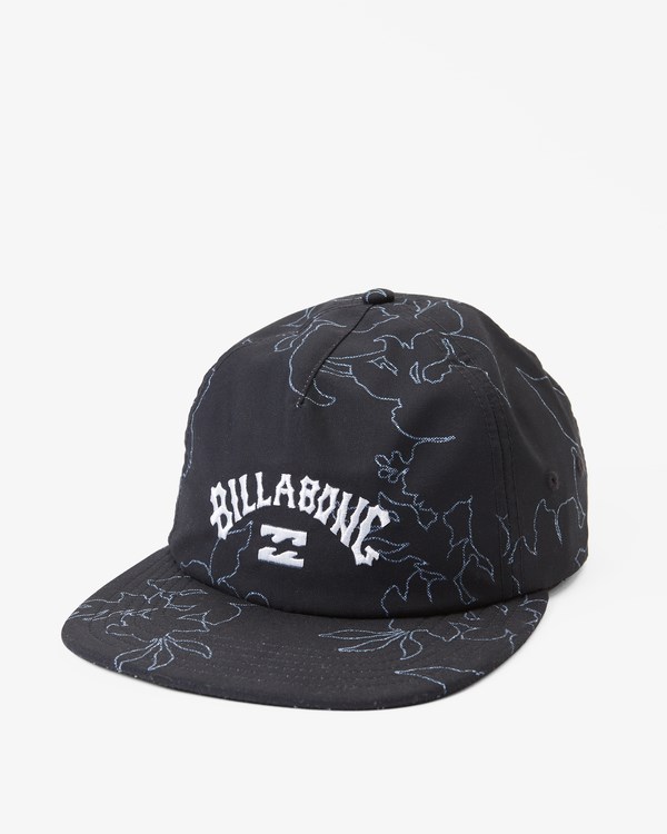 Billabong Arch Team Print Strapback Hat Černé Bílé | RWESPF-294