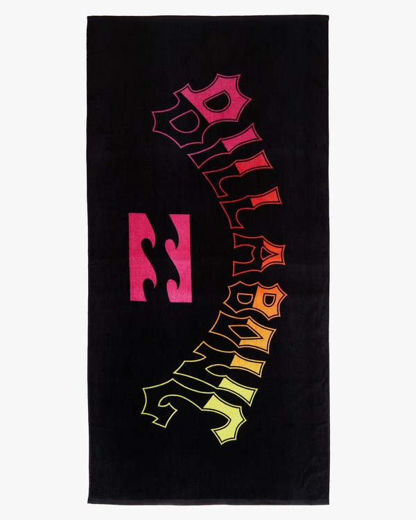 Billabong Arch Wave Beach Towel Černé | OBIZHG-714