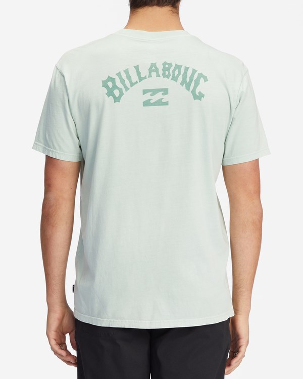 Billabong Arch Wave Washed Krátké Sleeve T-Shirt Seaglass | FCXANJ-394