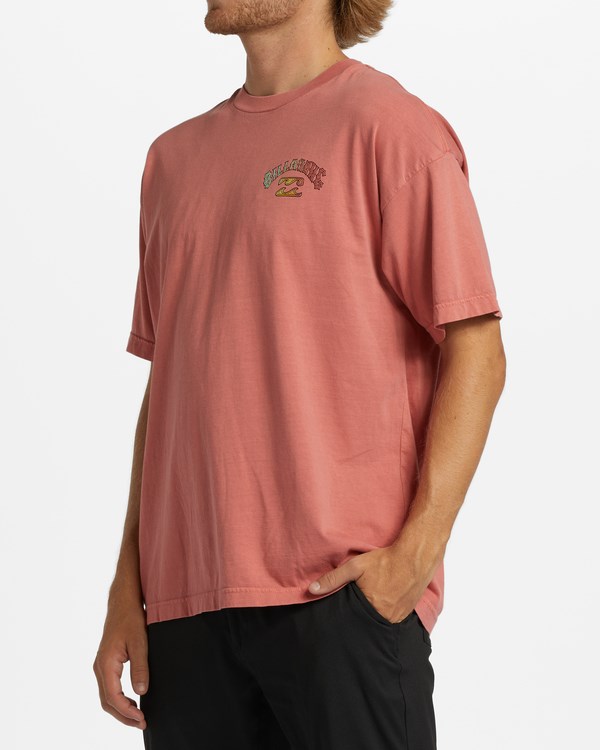 Billabong Arch Wave Washed Krátké Sleeve T-Shirt Koralove | ZYHLVR-792