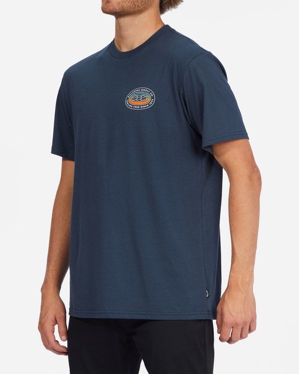 Billabong Arctic Krátké Sleeve T-Shirt Tmavě Blankyt | IDZCAM-860