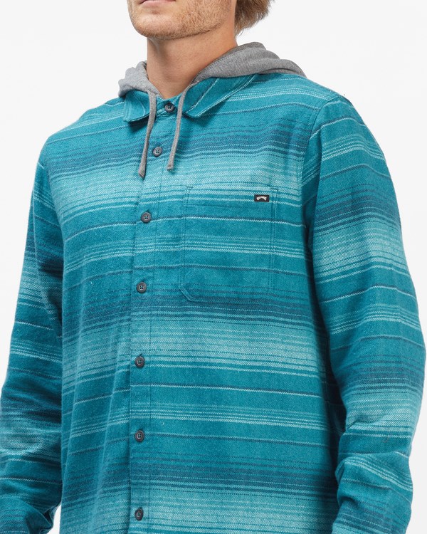 Billabong Baja Cali S Kapucí Flannel Shirt Tmavě | KDJHOL-974