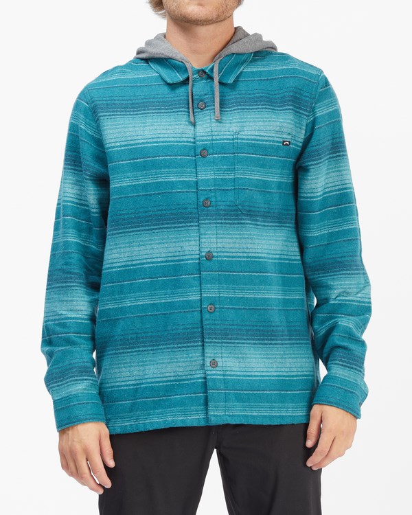 Billabong Baja Cali S Kapucí Flannel Shirt Tmavě | KDJHOL-974