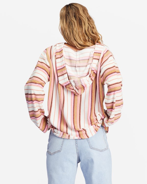 Billabong Baja Sands Pullover Hoodie Bílé | EJPRHY-726