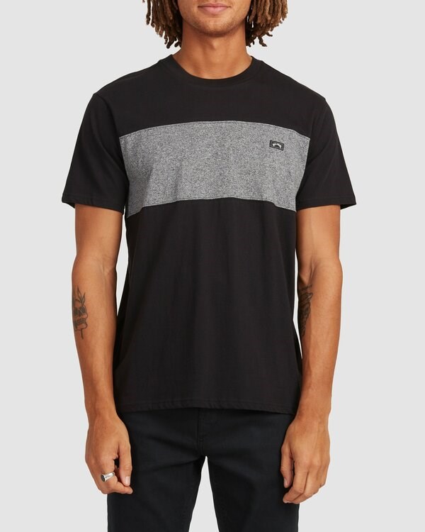Billabong Banded Die Cut Krátké Sleeve T-Shirt Černé | AQIFEL-954