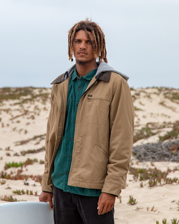 Billabong Barlow S Kapucí Jacket Clay | SDRBAY-637
