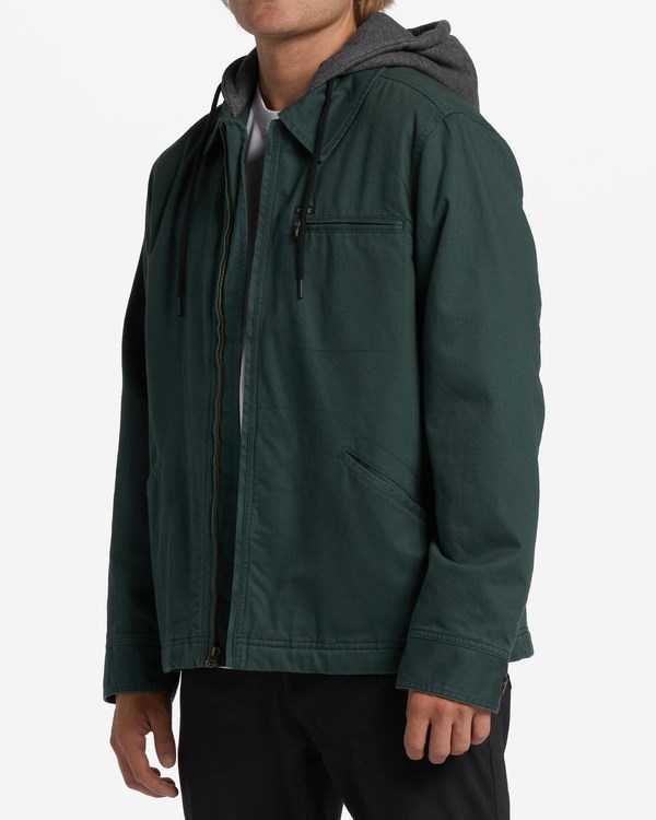 Billabong Barlow S Kapucí Jacket Tmavě | ICZODX-291