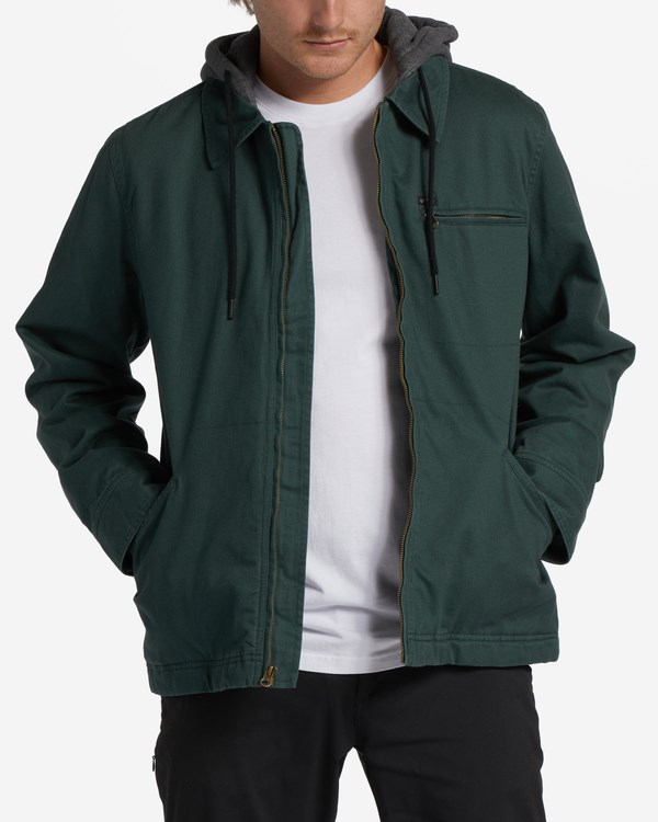 Billabong Barlow S Kapucí Jacket Tmavě | ICZODX-291