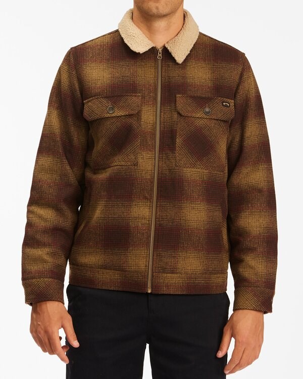 Billabong Barlow Sherpa Trucker Jacket Káva | HKBVQD-078